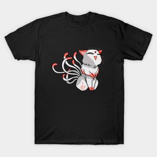 Nine Tail Cat (Red) T-Shirt